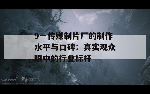 9一传媒制片厂的制作水平与口碑：真实观众眼中的行业标杆