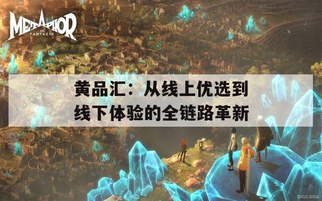 黄品汇：从线上优选到线下体验的全链路革新